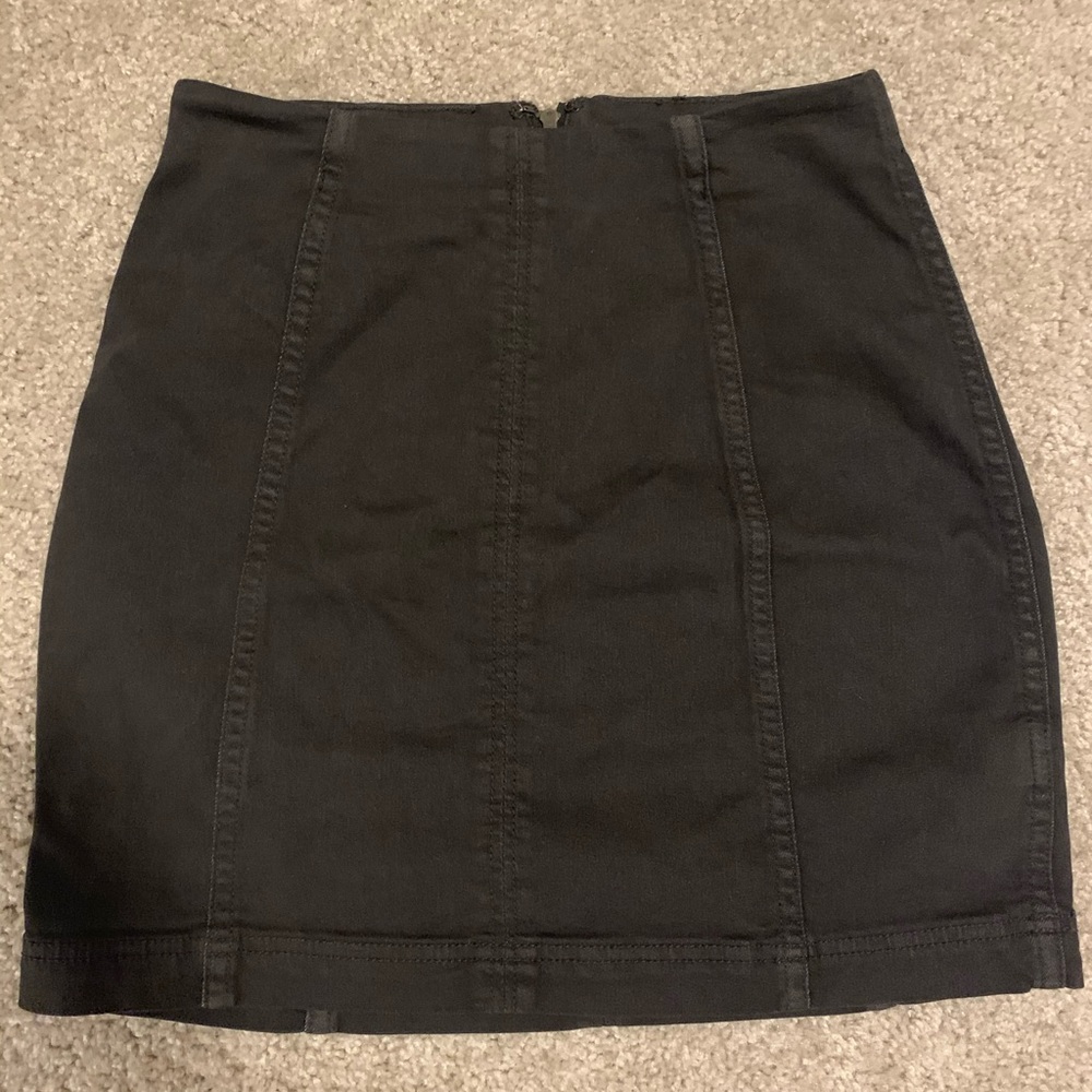 Free People Black Skirt
